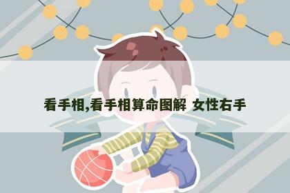 看手相,看手相算命图解 女性右手