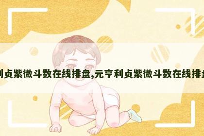 元亨利贞紫微斗数在线排盘,元亨利贞紫微斗数在线排盘系统