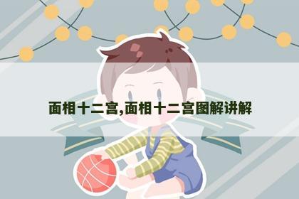 面相十二宫,面相十二宫图解讲解