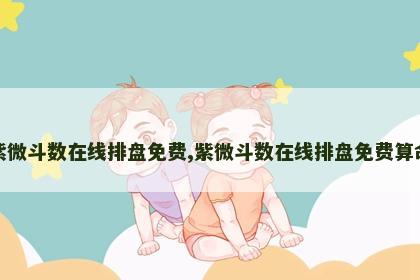 紫微斗数在线排盘免费,紫微斗数在线排盘免费算命