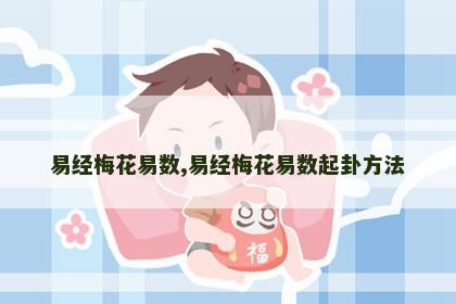 易经梅花易数,易经梅花易数起卦方法