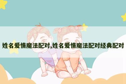 姓名爱情魔法配对,姓名爱情魔法配对经典配对