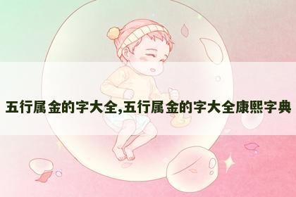 五行属金的字大全,五行属金的字大全康熙字典