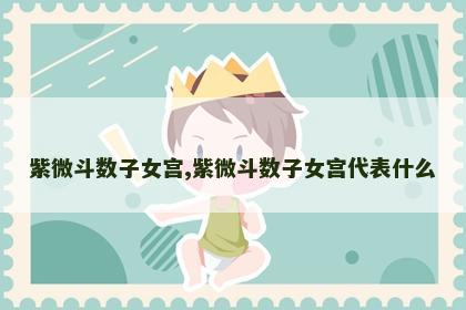 紫微斗数子女宫,紫微斗数子女宫代表什么