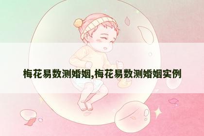 梅花易数测婚姻,梅花易数测婚姻实例